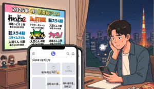 2분기 신작 애니 라인업