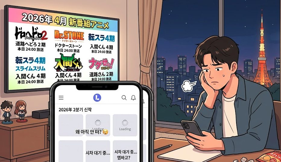 2분기 신작 애니 라인업