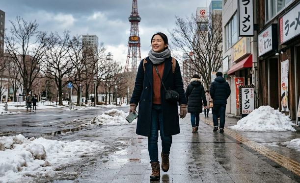 4월 삿포로 날씨와 기온