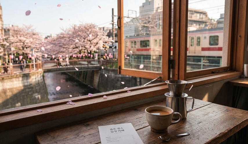 감성 가득 나카메구로 카페