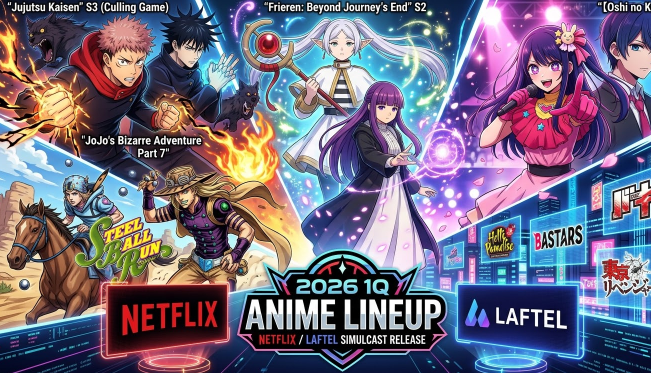 넷플릭스 라프텔 신작 애니 라인업