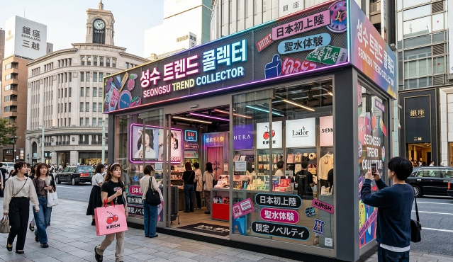 도쿄 긴자 팝업