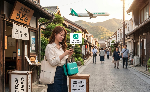 일본 소도시 특가 항공권