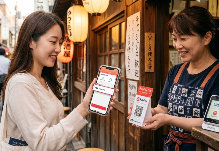 현금 없는 일본 여행